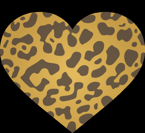 Cheetah Printed Heart