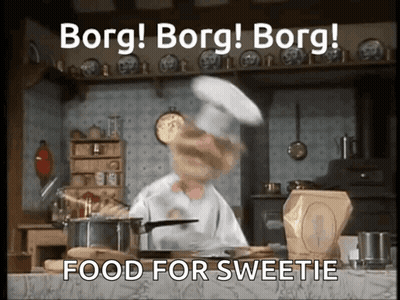 Chef Borg Borg Borg Food For Sweetie GIF