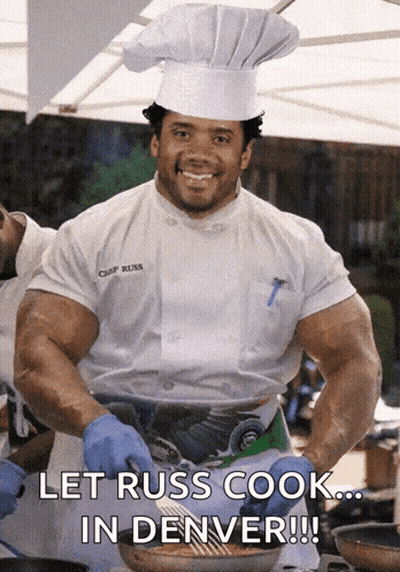 Chef In Hat Let Russ Cook In Denver GIF