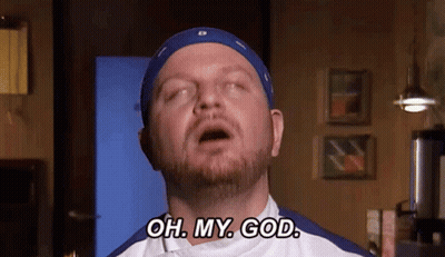 Chef Making Funny Face Saying Oh My God GIF
