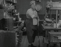 Chef Multitasking In Kitchen GIF | GIFDB.com