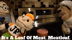 Chef Pee Pee Explaining It Is A Meatloaf GIF