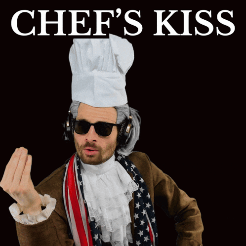 Chef's Hat Man Giving Middle Finger GIF