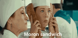 Chef Saying I Am An Idiot Sandwich GIF