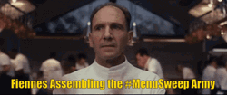 Chef Slowik Assembling The Menu Sweep Army GIF