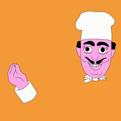Chef With Mustache Nose Can Be GIF