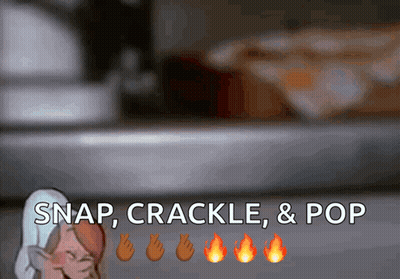 Chef With Snap Crackle And Pop GIF
