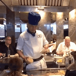 Chefs Makes Hibachi GIF