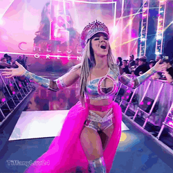 Chelsea Green Glamorous Entrance On Raw GIF