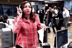 Chelsea Peretti Listening To Music GIF