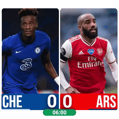 Chelsea Vs Arsenal Soccer Match 0-0 Sticker