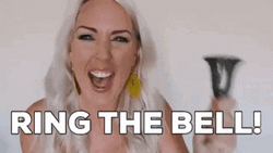 Chelsie Kenyon Joyful Bell Ringing GIF