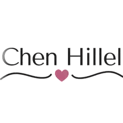 Chen Hillel Logo With Pink Heart Sticker