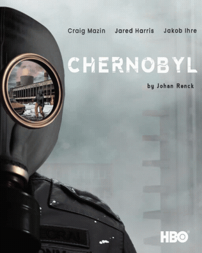 Chernobyl Movie Poster Man In Gas Mask GIF
