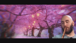 Cherry Blossom Alderiate Flute GIF