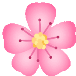 Cherry Blossom Nature Sticker GIF