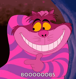 Cheshire Cat Boobs Eyes GIF