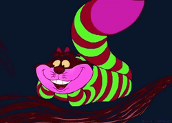 Cheshire Cat Glowing Tail GIF