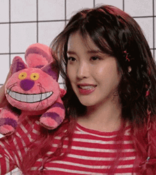 Cheshire Cat Toy Kpop IU GIF