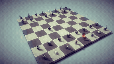 Chess Board With Pieces GIF