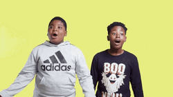 Chest Bump Out Of Shock GIF