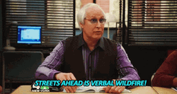 Chevy Chase Street Is Verbal Wildfire GIF