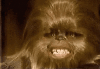 Chewbacca Close Up Face GIF