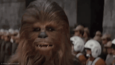 Chewbacca Close Up GIF