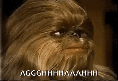 Chewbacca Growling Aggghhhhaahhh GIF