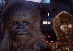 Chewbacca On A Crash GIF