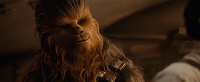 Chewbacca's Face Close Up GIF