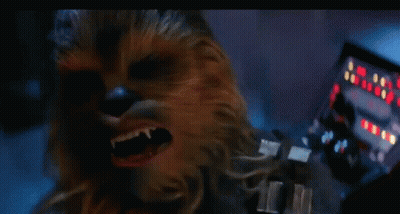 Chewbacca Screaming At Control Panel GIF
