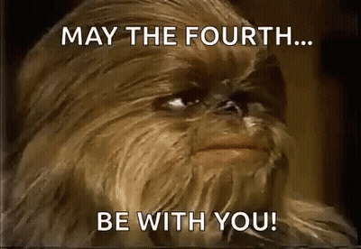 Chewbacca Star Wars May The Fourth GIF