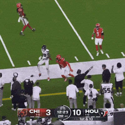 CHI Vs HOU Football Game GIF