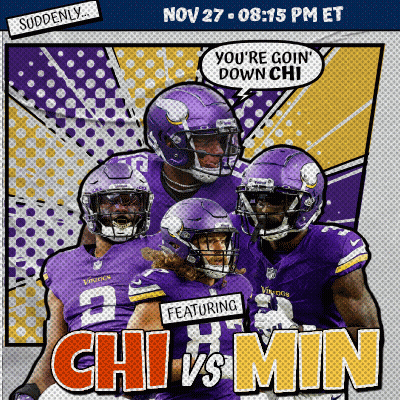 Chi Vs Min Vikings Poster GIF