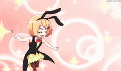 Chibi Armin Arlert Bunny Costume GIF