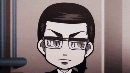 Chibi Baji Tokyo Revengers Punching GIF