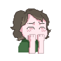 Chibi Crying Boy Pixel Art GIF