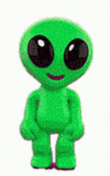 Chibi Dancing Alien GIF
