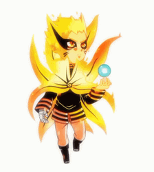 Chibi Design Naruto Sage Mode GIF