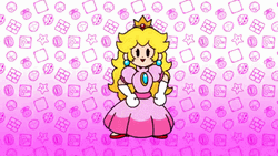 Chibi Princess Peach GIF