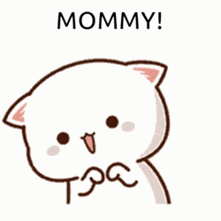 Chibicat Mom Sticker GIF