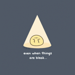 Chibird Motivational Cartoon GIF
