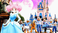 Chibiusa Disney Pluto Disney Company GIF