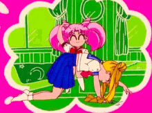 Chibiusa Spanking Usagi Sailor Moon GIF