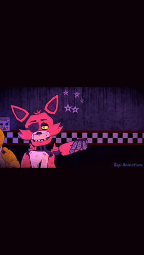 Chica And Foxy From Five Nights At Freddy's GIF