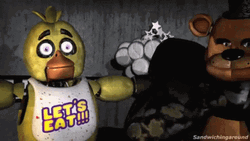 Chica And Freddy FNAF GIF