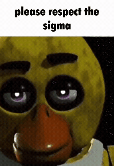 Chica From Five Nights At Freddy 'S Is Making A Funny Face And Asking For Respect . GIF