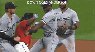 Chicago Baseball Players Standing GIF