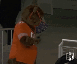 Chicago Bear Mascot Down Dancing GIF